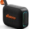 Bluetooth Speaker Line-in Support: IPX5 Waterproof, Black