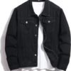 Jacket Men,Men's Stretch Slim Fit Jean Jacket,Men Fashion jean Jacket