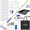 Complete Paint Roller Kit with Extension Pole & Carry Bag