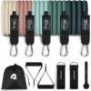 Train Resistance Bands Set for Working Out - 5 Stackable Bands